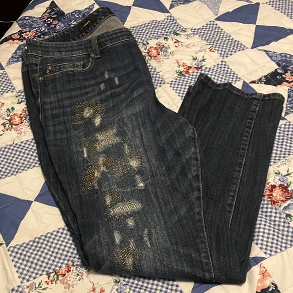 torrid Denim - Torrid Premium Boyfriend Jeans with Destruction